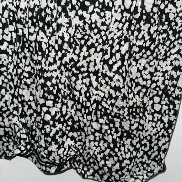 H&M Womens Black & White Patterned Blouse S - Picture 4 of 5